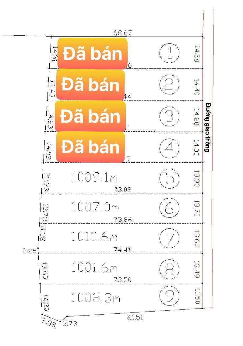 Bán đất dự án f0 giá đầu tư  ngay phú ngọc định quán
