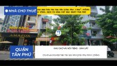 Cho thuê nhà Mặt Tiền Tân Sơn Nhì Q.Tân Phú 110m², 2TẦNG, KHU ĂN UỐNG, DỊCH VỤ