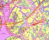 Bán lô đất thổ lúa làm nhà vườn xã Vàm Cỏ gần Quốc Lộ 50B giá 1,25 tỷ