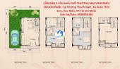 CẦN BÁN 3 CĂN NHÀ PHỐ THƯƠNG MẠI VINHOMES SAIGON PARK –Tại Đ. Thanh Niên,