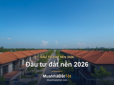 Đầu tư đất nền 2026: kinh nghiệm chọn đất sinh lời và tránh rủi ro