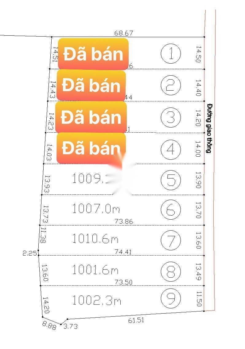 Bán đất dự án f0 giá đầu tư  ngay phú ngọc định quán
 - 0,418 tỷ - 1000 m²