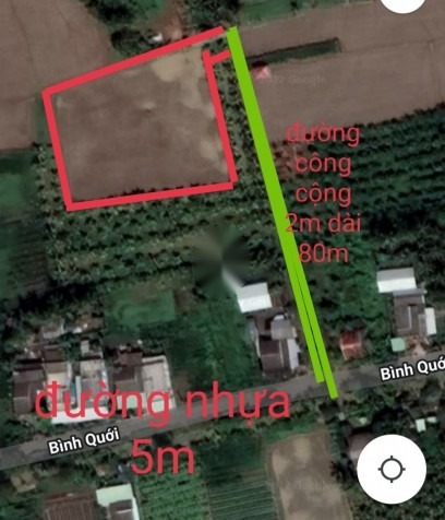ĐẤT CHÍNH CHỦ CẦN BÁN TẠI BÌNH QUỚI - BÌNH PHỤC NHỨT - CHỢ GẠO - TIỀN GIANG - 1,4 Tỷ  - 2685 m²