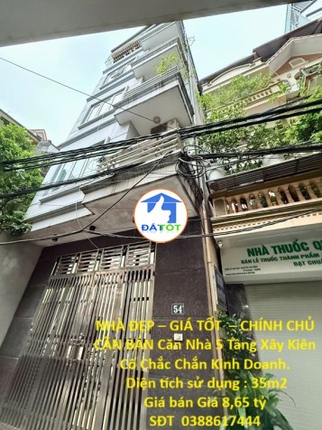 NHÀ ĐẸP – GIÁ TỐT  – CHÍNH CHỦ CẦN BÁN Căn Nhà 5 Tầng Xây Kiên Cố Chắc Chắn