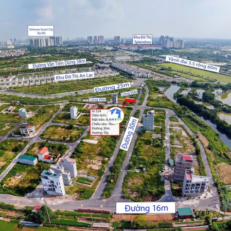 Bán lô đất hiếm dịch vụ 4,5 ha Vân Canh – vị trí vàng, hạ tầng xong, đầu tư tốt