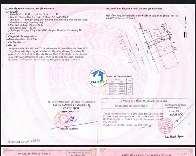 ĐẤT (5x32) MẶT TIỀN LÊ THỊ RIÊNG – TRUNG TÂM HÀNH CHÍNH Q12 – GIÁ CHỈ 12.2 TỶ‼️