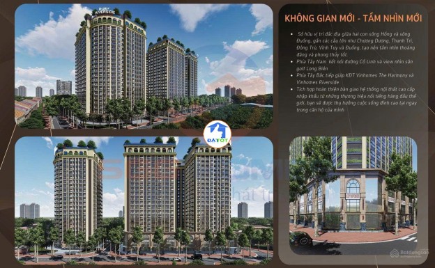Cơ Hội Sở Hữu Căn Hộ Cao Cấp Tại Ruby Riverside - Phúc Đồng, Long Biên - Vị trí - 7 Tổng diện tích - 70 m²