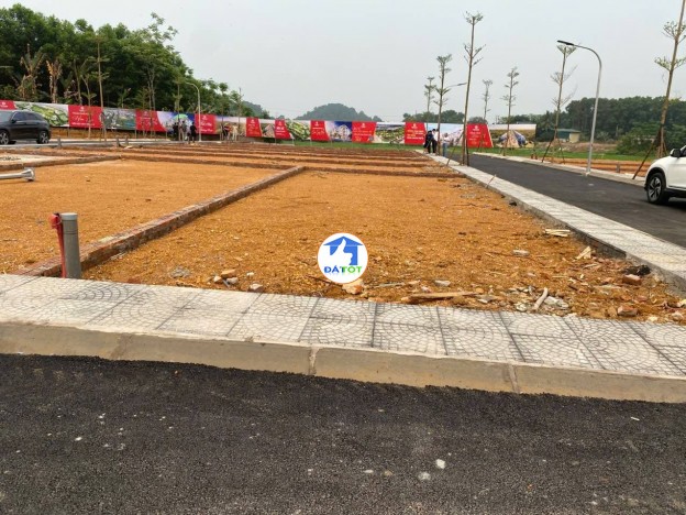 Bán đất thổ cư 100m2 mặt đường 21A, Phú Cát, Quốc Oai, sổ đỏ chính chủ, giá 3.2