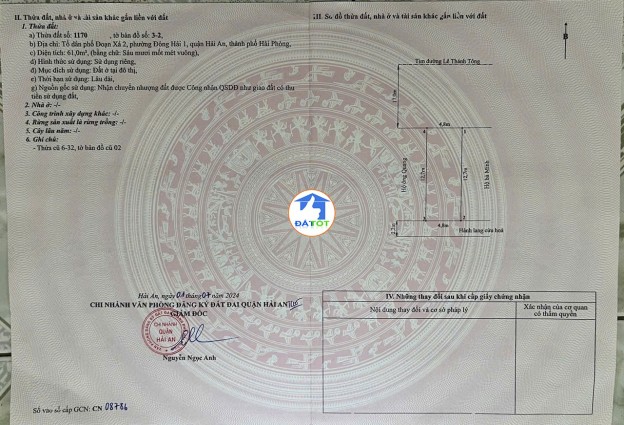 NHÀ ĐẸP - GIÁ TỐT- Chính Chủ Bán Nhà Mặt Tiền Đường số 682 Lê Thánh Tông, Hải