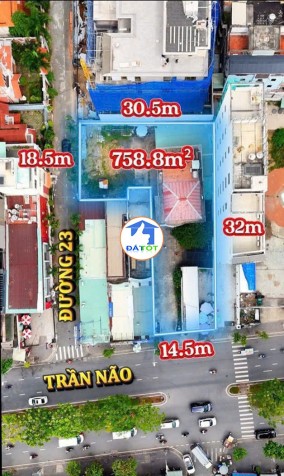 CHUYỂN NHƯỢNG 2 Mtien 64 Trần Não, An Khánh, Q2, HCM - 340000000 Tổng diện tích - 976 m²