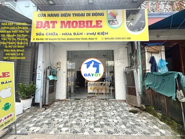 NHÀ ĐẸP – GIÁ TỐT- CHÍNH CHỦ CẦN BÁN NHÀ HAI MẶT TIỀN Tại Phường Hiệp Thành,