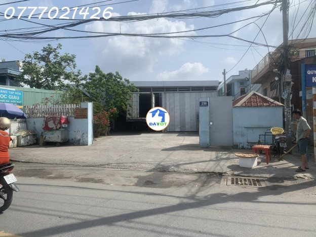 Bán Kho Xưởng Mặt Tiền An Dương Vương – An Lạc  Dt Khủng 1.200m²  Giá 48 Tỷ