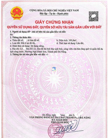 Bán đất đường BỜ QUAN 10 - ngay sát ĐẢO KIM CƯƠNG