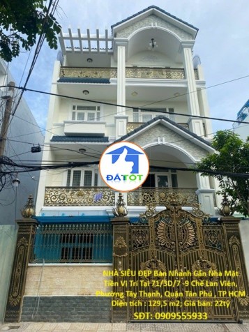 NHÀ SIÊU ĐẸP  - CHÍNH CHỦ Cần Bán Nhanh Căn Nhà Mặt Tiền Vị Trí Tại Quận Tân - 22000000 Tổng diện tích - 129 m²