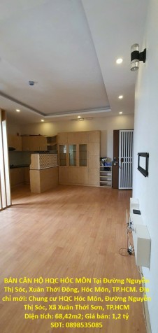 HOT HOT –CẦN BÁN CĂN HỘ HQC HÓC MÔN Tại Đường Nguyễn Thị Sóc, Xuân Thới Đông,