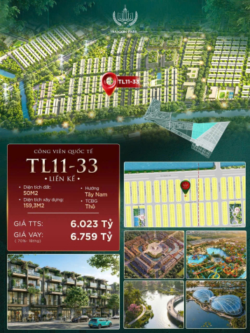 HOT HOT – CHÍNH CHỦ CẦN BÁN NHÀ LIỀN KỀ Vinhomes Sài Gòn Park, xã Xuân Thới