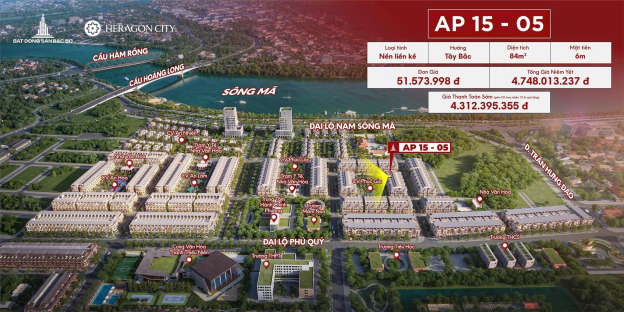 HERAGON CITY – NAM NGẠN. GIÁ ĐỢT 1. CK 9,5%