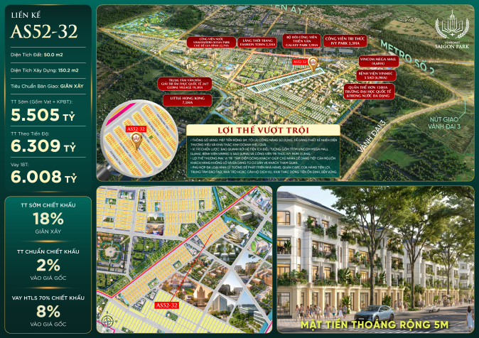 BÁN NHANH CĂN AS52-32 – VINHOMES SAI GON PARK