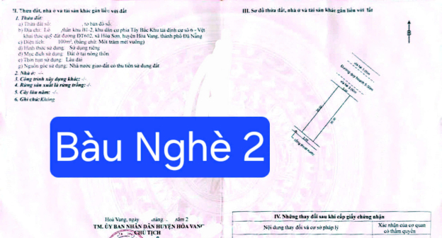 ????????BÁN ĐẤT MẶT TIỀN BÀU NGHÈ 2 – TĐC HÒA SƠN 6, HÒA KHÁNH, ĐÀ NẴNG