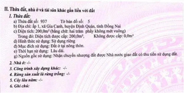 CƠ HỘI ĐẦU TƯ SINH LỜI - Chính Chủ Bán 3 Nền Đất full Thổ Cư Tại Xã Gia Canh,