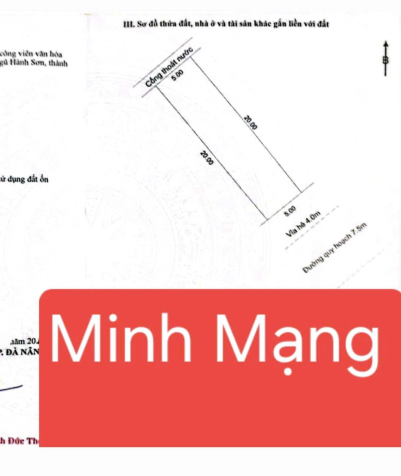 ????????Mặt tiền 10,5m kinh doanh sầm uất - đường Minh Mạng