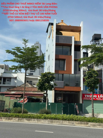 SIÊU PHẨM CHO THUÊ MBKD HIẾM TẠI Long Biên – MẶT TIỀN 25M ĐƯỜNG NGUYỄN THẾ RỤC