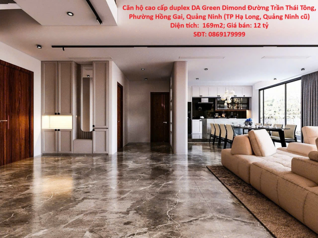 Bán căn hộ cao cấp duplex DA Green Dimond Đường Trần Thái Tông, Phường Hồng