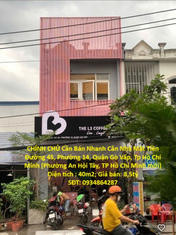 CHÍNH CHỦ Cần Bán Nhanh Căn Nhà Mặt Tiền Đường Lớn  Vị Trí Tại Quận Gò Vấp, TP
