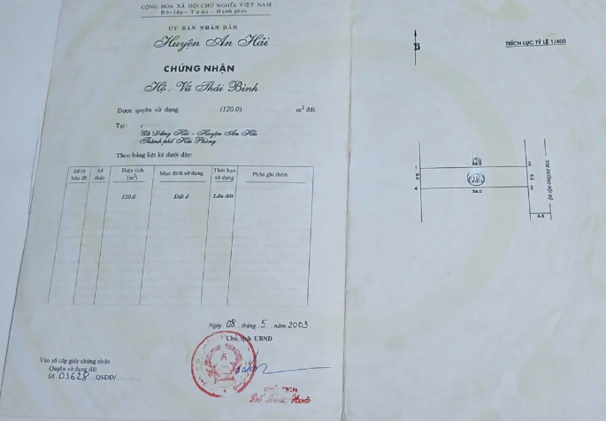BÁN ĐẤT TÁI ĐỊNH CƯ ĐƯỜNG DỨA, HẢI AN, HẢI PHÒNG  HẠ TẦNG ĐỒNG BỘ, GIÁ TỐT